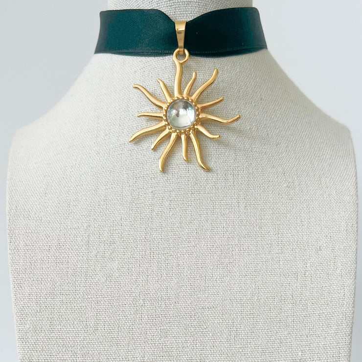 SATIN SOL CHOKER