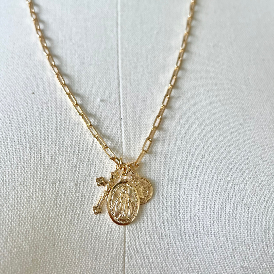 Santos Paperclip Necklace