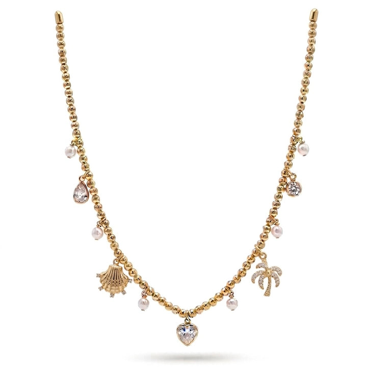 Sirena Charms Beaded Necklace