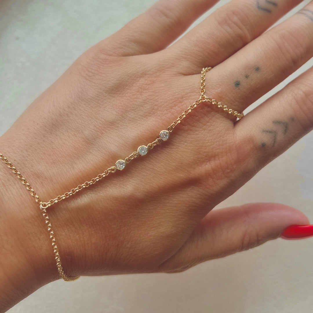 Triple Bezel Handchain