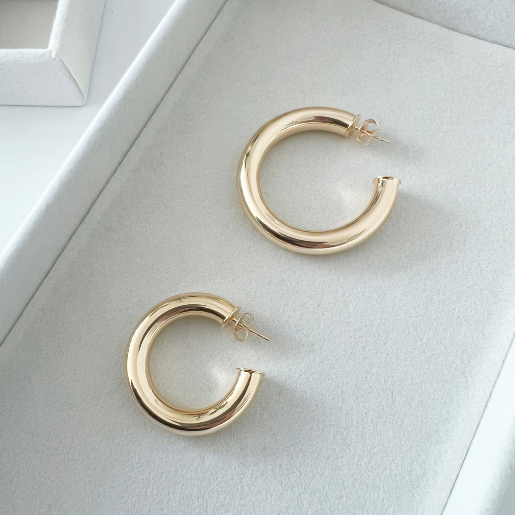 IBIZA THICK OPEN HOOPS