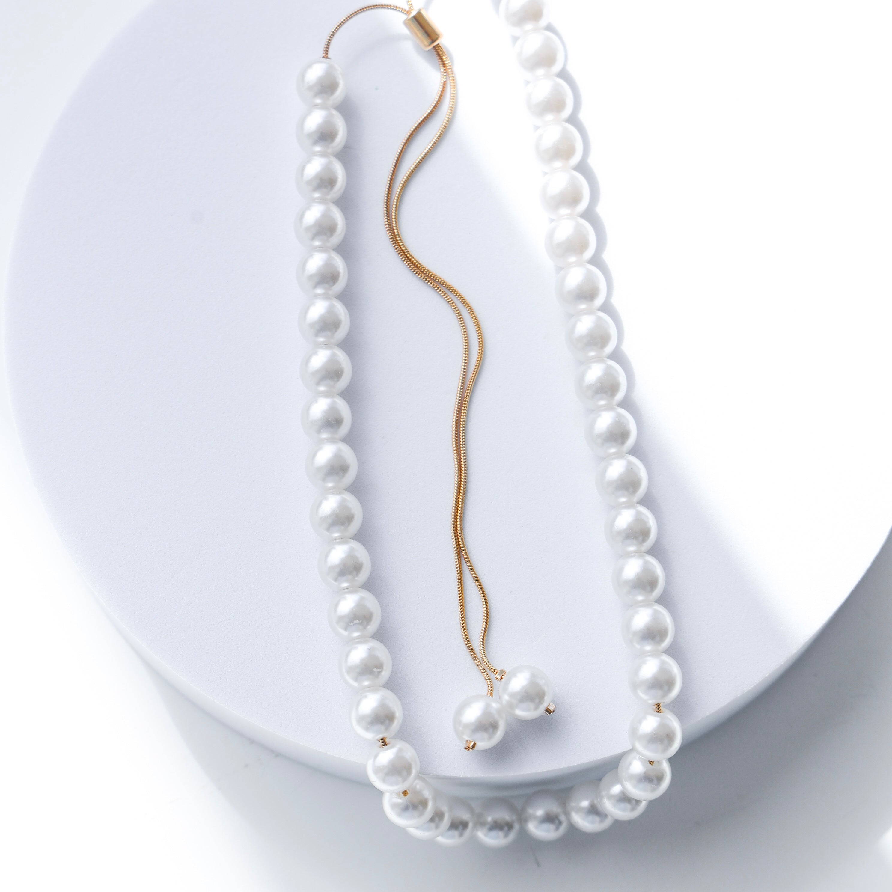 ADJUSTABLE PEARL NECKLACE