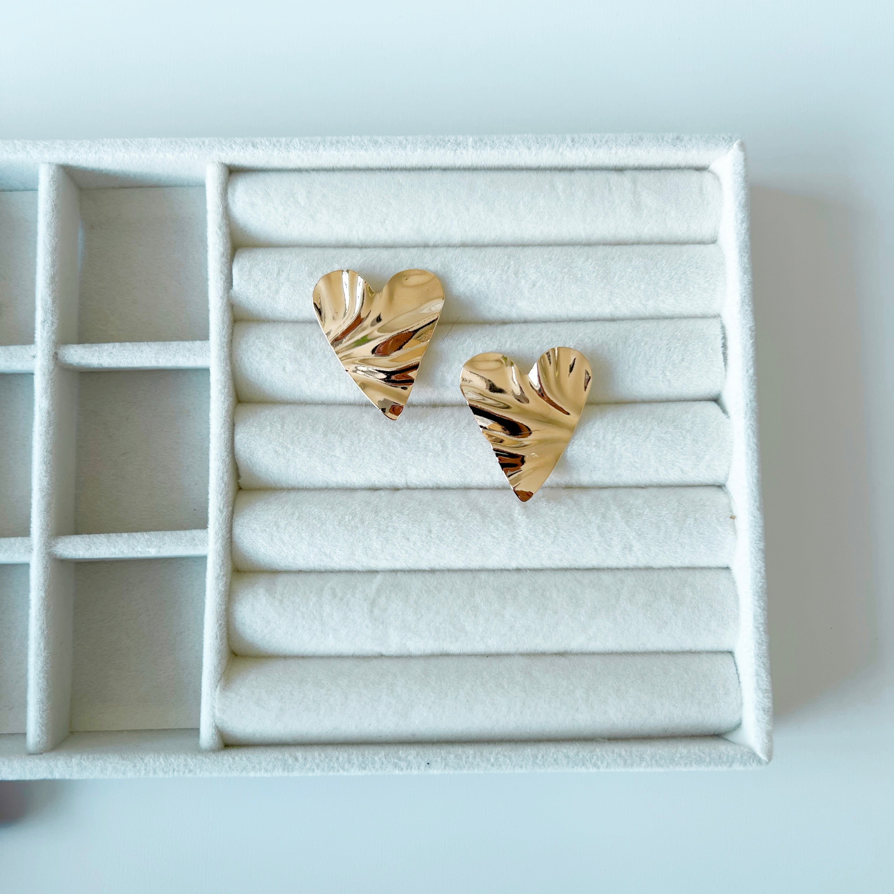 PAPER HEART EARRINGS