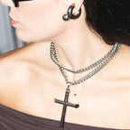 SILVER DOUGHNUT EAR-CUFF