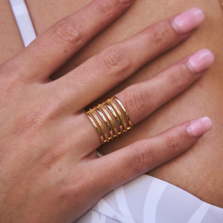 LINE BAND STATEMENT RING