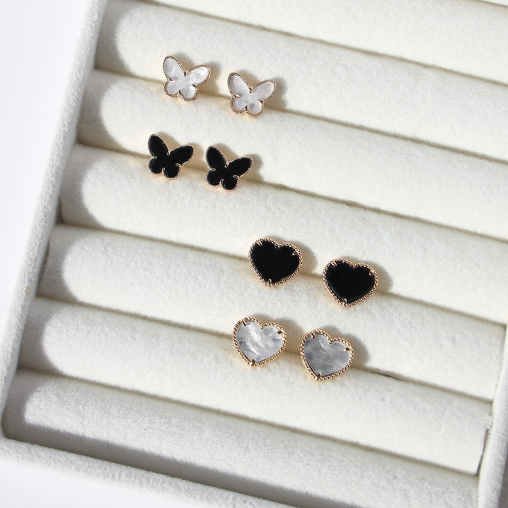 Amor Heart Studs