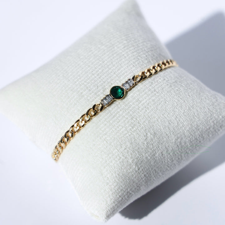 Emerald Center Bracelet
