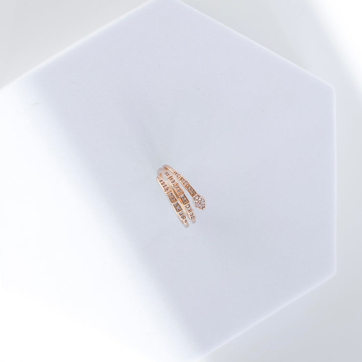DIAMOND SNAKE RING