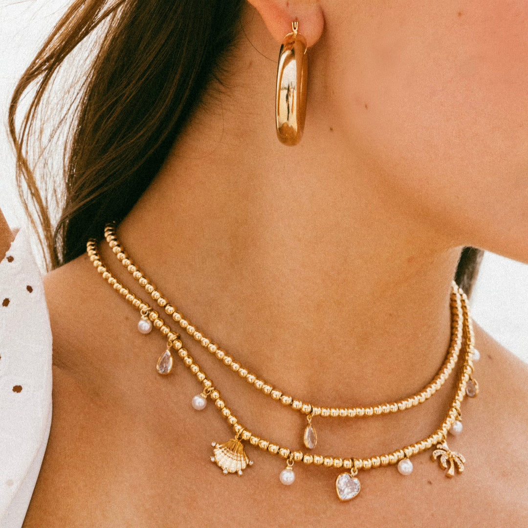 Sirena Charms Beaded Necklace