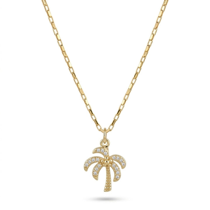 Palma Micro Paperclip Necklace