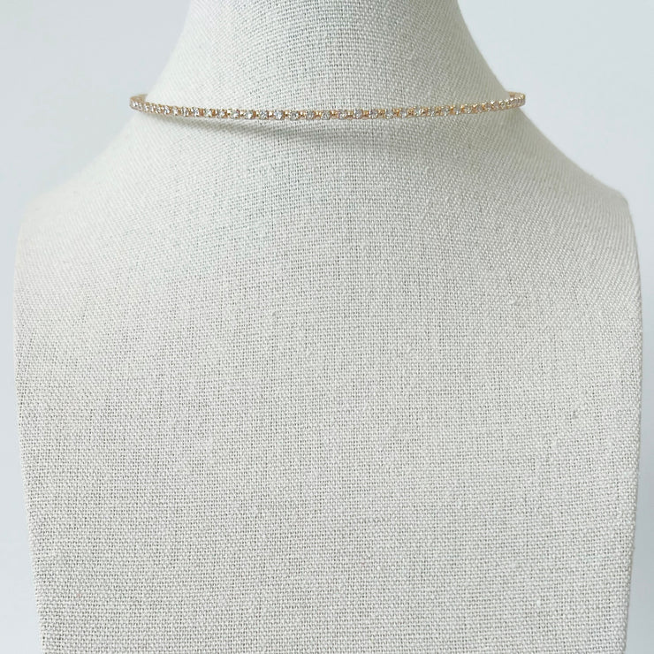 SNOW CUFFED CHOKER