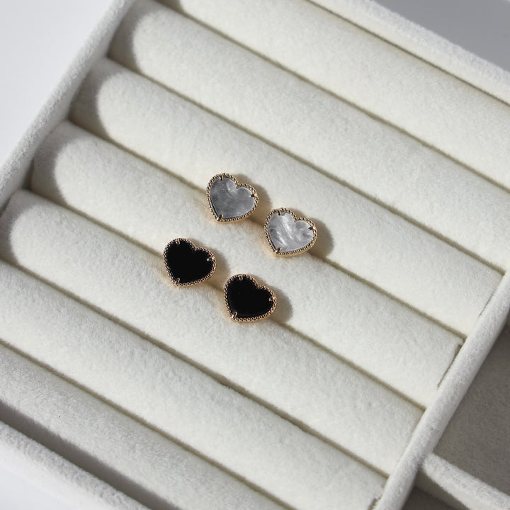 Amor Heart Studs