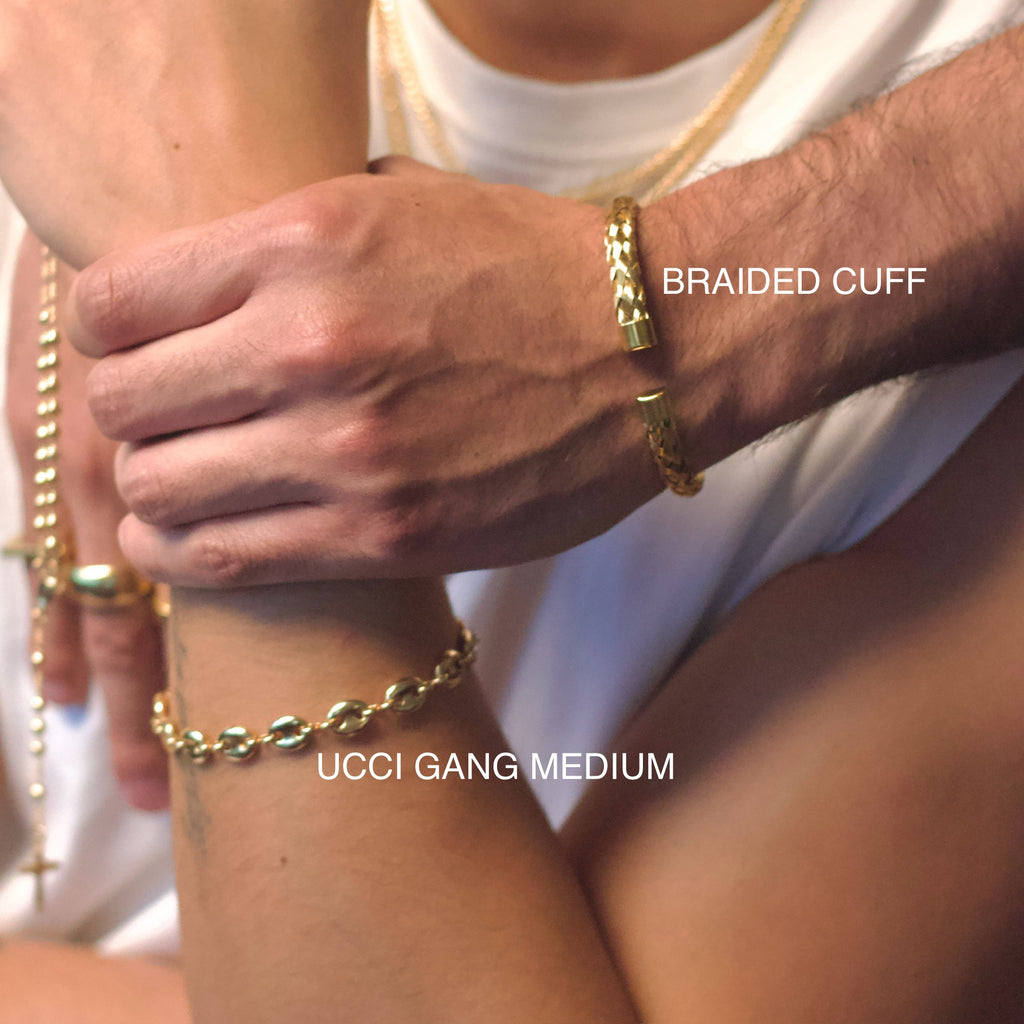 BRAIDED CUFF BRACELET