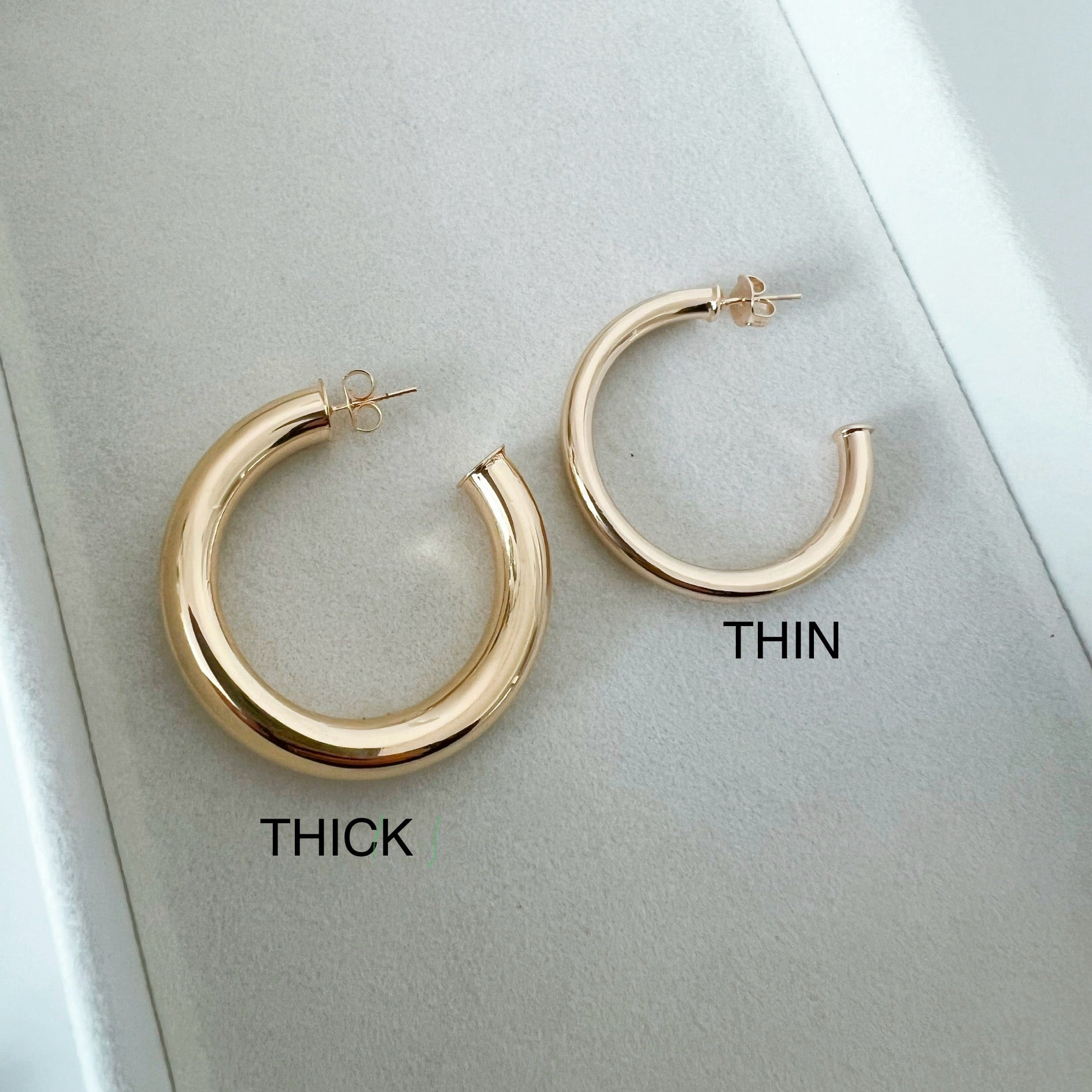 IBIZA THICK OPEN HOOPS