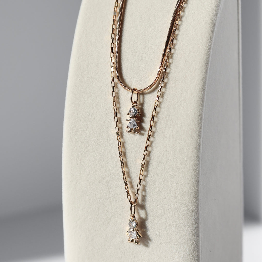 Girl Charm Necklace