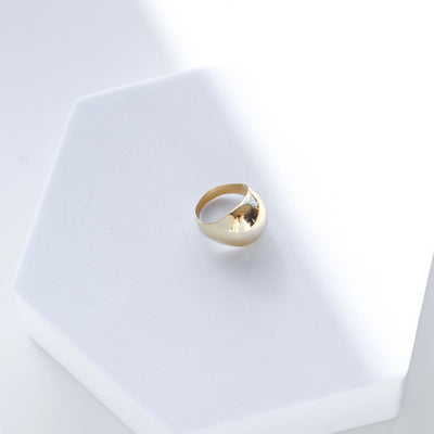 DOME PINKY RING