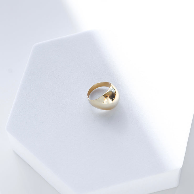 DOME PINKY RING