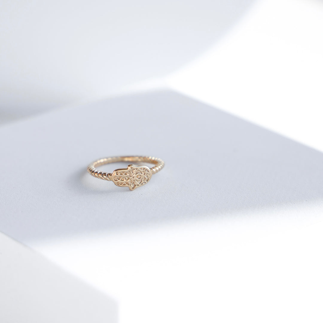 CUTE HAMSA RING