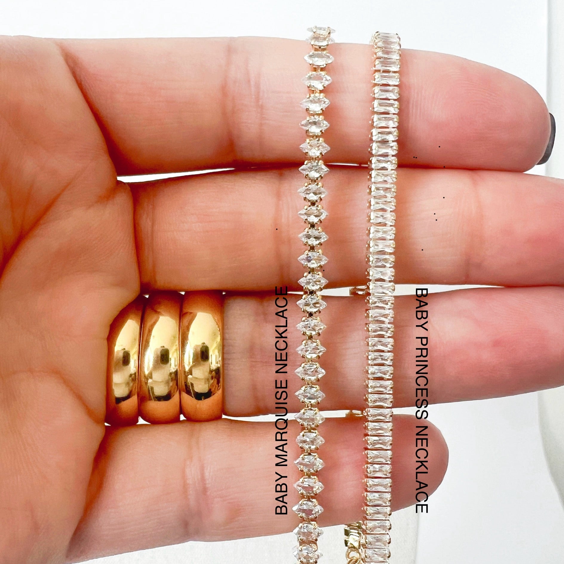 BABY MARQUISE NECKLACE