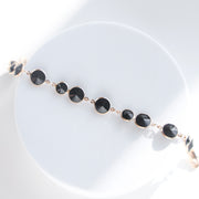 BLACK CRYSTALS BRACELET