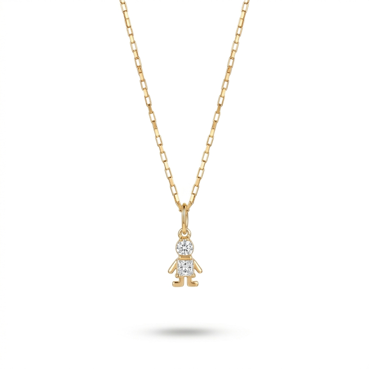 Boy Charm Necklace