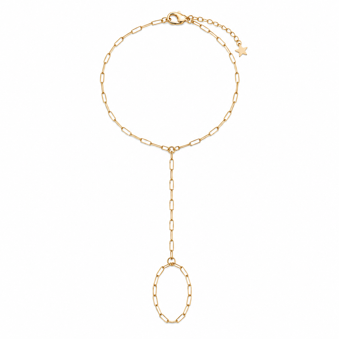 Micro Paperclip Hand-Chain