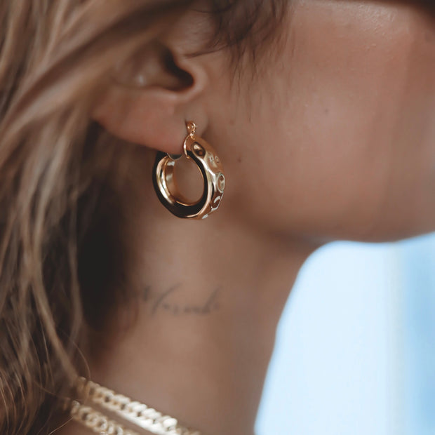 Nala Small Chunky Hoops