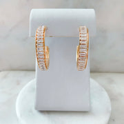 CAMILLE DIAMOND HOOPS