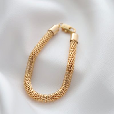 Tubular Mesh Bracelet