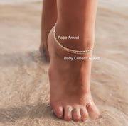 BABY CUBANA ANKLET
