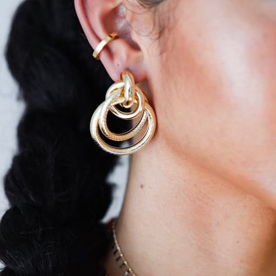 MARGAUX TEXTURED EARRINGS