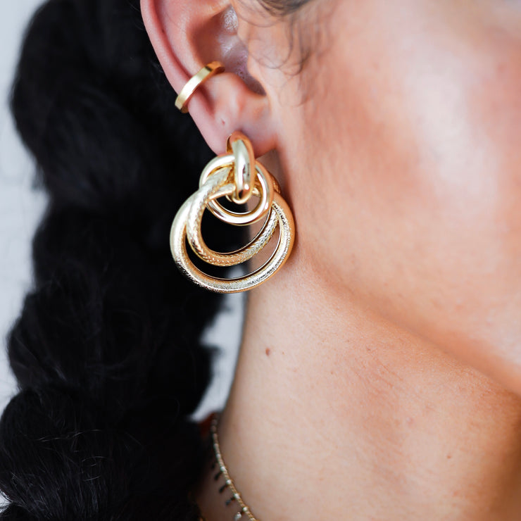 MARGAUX TEXTURED EARRINGS