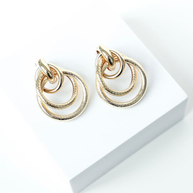 MARGAUX TEXTURED EARRINGS