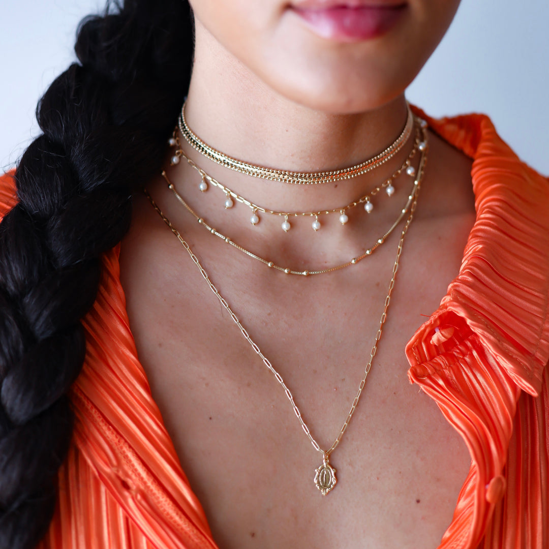 Mel Paperclip Necklace