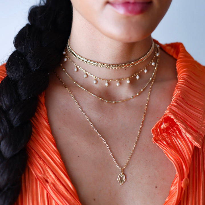 Mel Paperclip Necklace