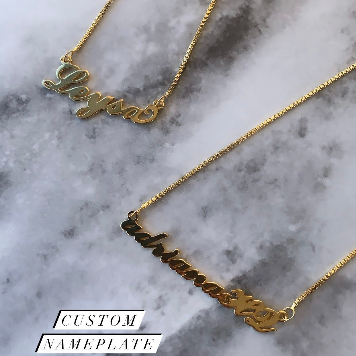 Custom Nameplate Necklace